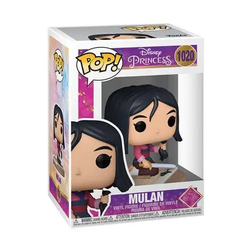 Disney Ultimate Princess Mulan Funko Pop Vinyl Figure with Cat - Collectible Disney Funko Pop!