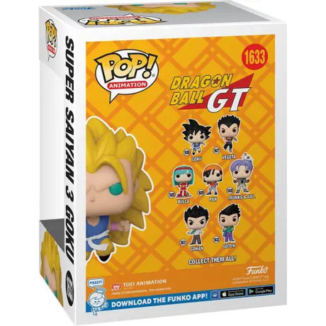 Dragon Ball GT Super Saiyan 3 Goku Funko Pop vinyl figure box from Entertainment Earth Exclusive