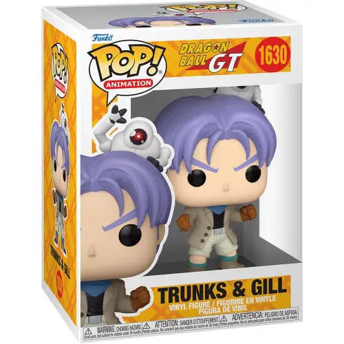 Dragon Ball GT Trunks & Gill Funko Pop Vinyl Figure #1630 collectible display