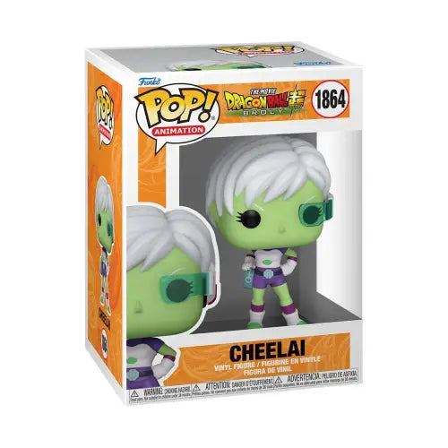 Funko Pop vinyl figure of Cheelai from Dragon Ball Super in retail packaging