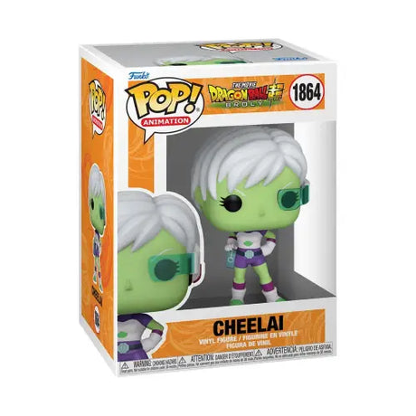 Funko Pop vinyl figure of Cheelai from Dragon Ball Super in retail packaging