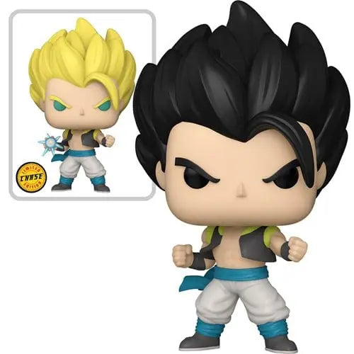 Dragon Ball Super Funko Pop! figures featuring Gogeta regular and chase variant