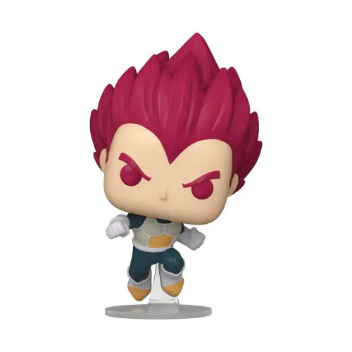 Dragon Ball Super Super Saiyan God Vegeta Funko Pop figure with red spiky hair