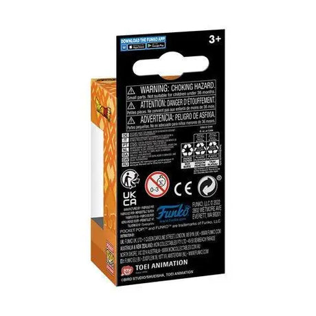 Dragon Ball Super Goku Scythe Key Chain packaging with a cigarette illustration