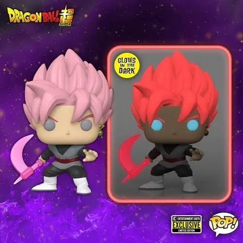 Limited Edition Dragon Ball Super Saiyan Rose Goku Black Vinyl Figure - Close up of kid with sword.