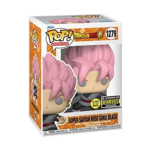 Limited Edition Dragon Ball Super Saiyan Rose Goku Black Vinyl Figure pop vinyl figure displayed