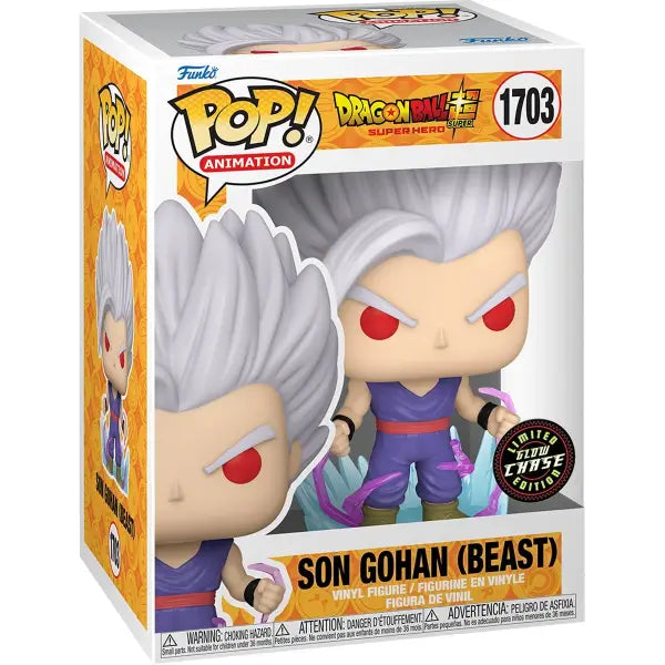 Son Gohan Beast form Funko Pop! from Dragon Ball Super Super Hero, figure #1703