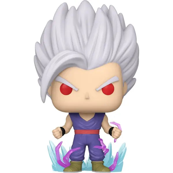 Stylized Funko Pop! figure of Son Gohan from Dragon Ball Super with energy effects