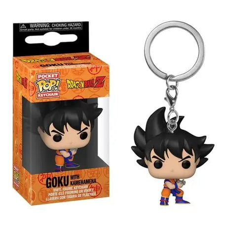 Dragon Ball Z Goku Kamehameha Key Chain featuring Dragon Ball character in key chain form