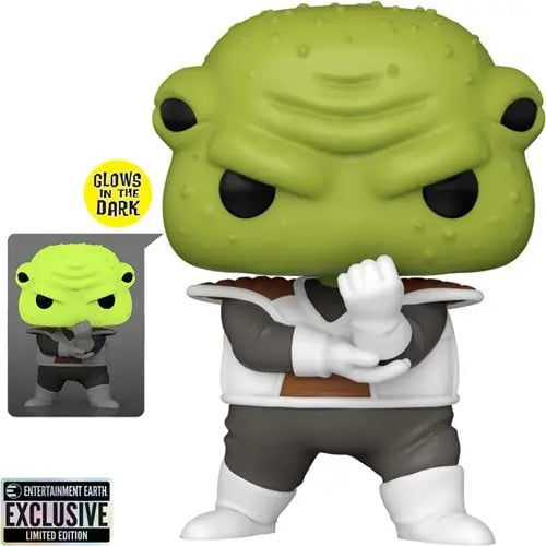 Dragon Ball Z Guldo Glow-in-the-Dark Vinyl Figure - Entertainment Earth Exclusive Funko Pop Display