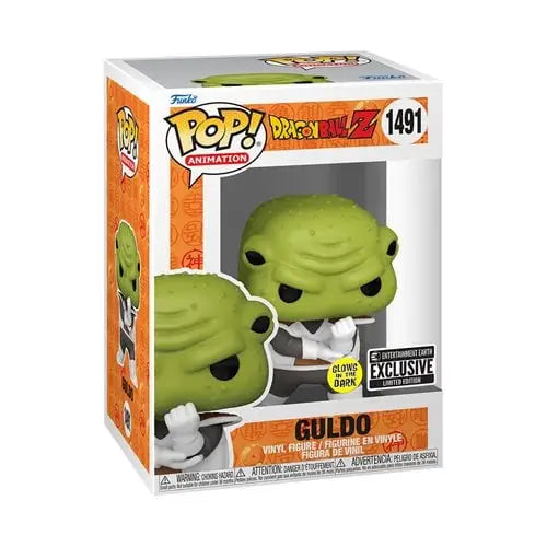 Dragon Ball Z Guldo Glow-in-the-Dark Vinyl Figure - Entertainment Earth Exclusive Funko Pop Vinyl Figure