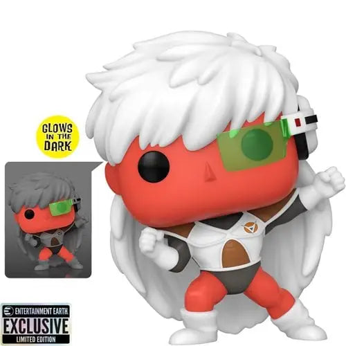 Dragon Ball Z Jiece Glow-in-the-Dark Funko Pop! Vinyl Figure - Entertainment Earth Exclusive featuring a woman with a gun