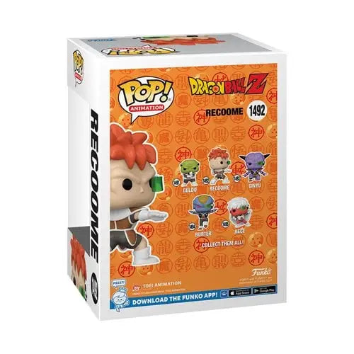 Dragon Ball Z Recoome Funko Pop Figure - Ginyu Force Warrior, Funko Pop vinyl figure