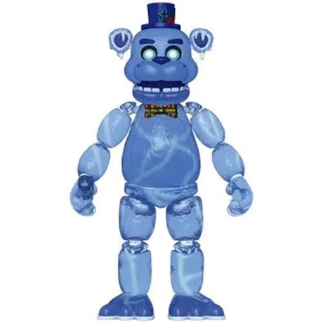 Blue bear toy with top hat and bow tie - Freddy Frostbear Exclusive Action Figure