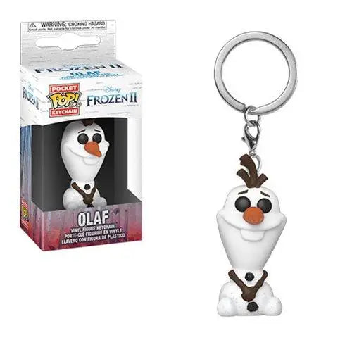 Frozen 2 Olaf Key Chain with Frozen Figure on Keychain