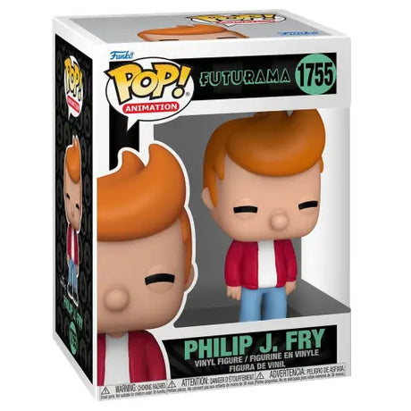 Futurama Philip J. Fry Funko Pop vinyl figure in a red jacket, collectible toy