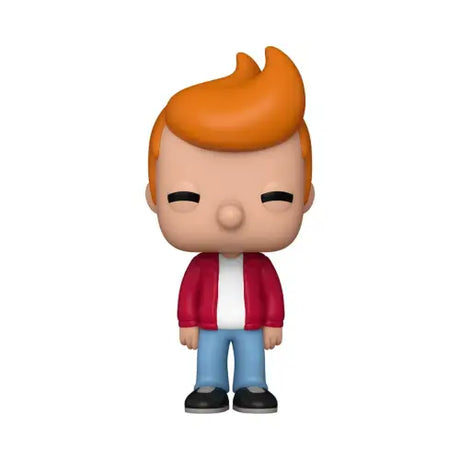 Futurama Philip J. Fry Funko Pop vinyl figure with orange hair, red jacket, and blue pants