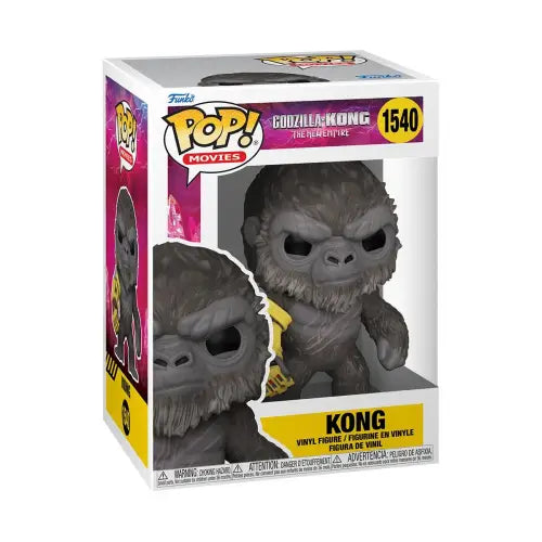 Funko Pop vinyl figure of Kong with mechanical arm from Godzilla x Kong movie