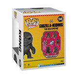 Funko Pop vinyl figure box featuring Kong with mechanical arm from Godzilla x Kong