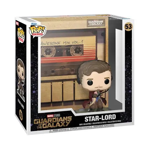 Star-Lord Awesome Mix Figure with Case, Guardians of the Galaxy Funko Pop Vinyl Figure