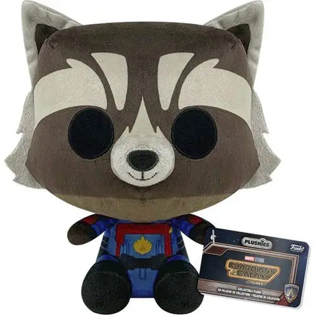 Rocket Plush: Galaxy-themed stuffed animal with card