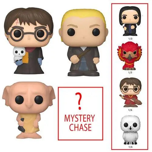 Harry Potter Funko Pop Mini-Figure Collection featuring various characters.