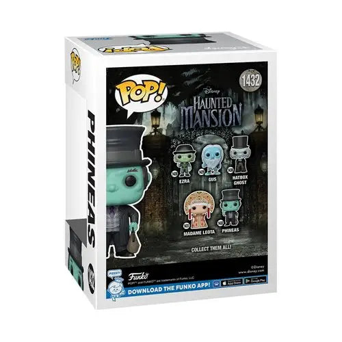 Mischievous Phineas Funko Pop from Haunted Mansion Fun!