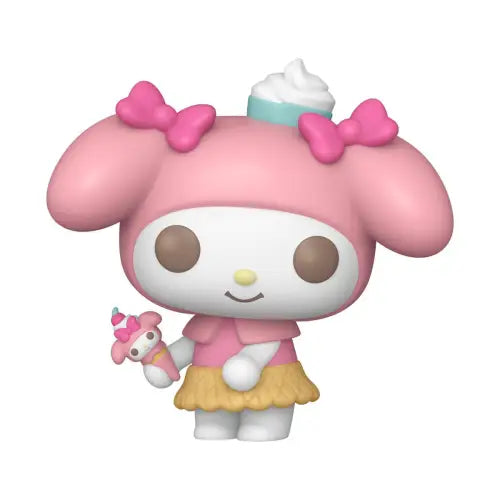 My Melody Funko Pop vinyl figure in yellow skirt holding a toy with ice cream theme