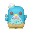 Cute blue Friends Tuxedo Sam figure with waffle cone, sprinkles, and whipped cream