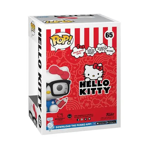 Stylish Hello Kitty with Glasses Vinyl Figure Funko Pop