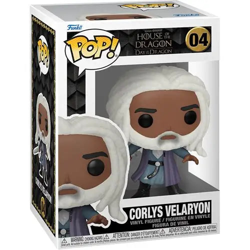 Corlys Velaryon Funko Pop: The Witch and The Wardrobe figurine featuring dragon Corlys Velaryon