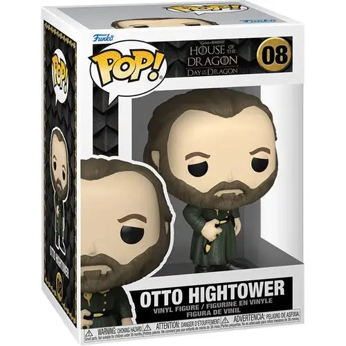 Otto Hightower Funko Pop vinyl figure displayed on a product named ’Dragon Otto Hightower