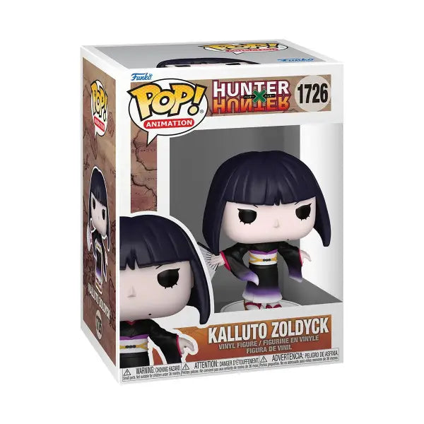 Hunter X Hunter Kalluto Zoldyck Funko Pop vinyl figure #1726 in collectible display