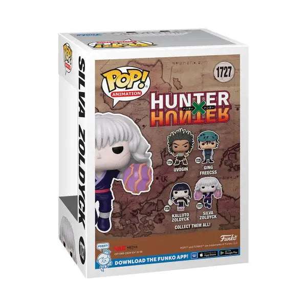 Funko Pop! vinyl figure of Silva Zoldyck from Hunter x Hunter in packaging