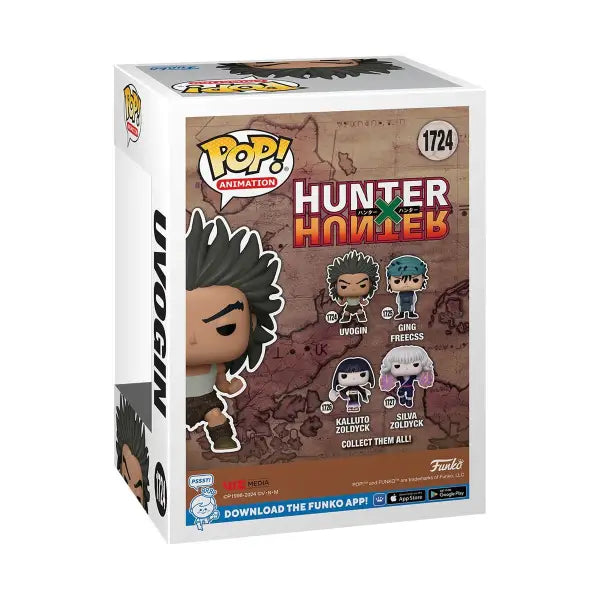 Hunter x Hunter Uvogin Funko Pop vinyl figure box featuring the character Uvogin