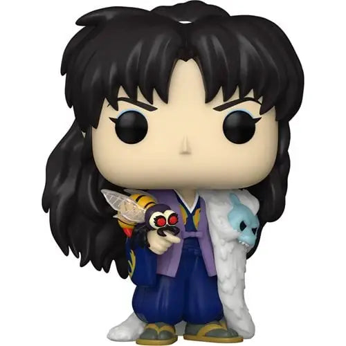 Inuyasha Naraku Funko Pop vinyl figure with person holding a stuffed animal