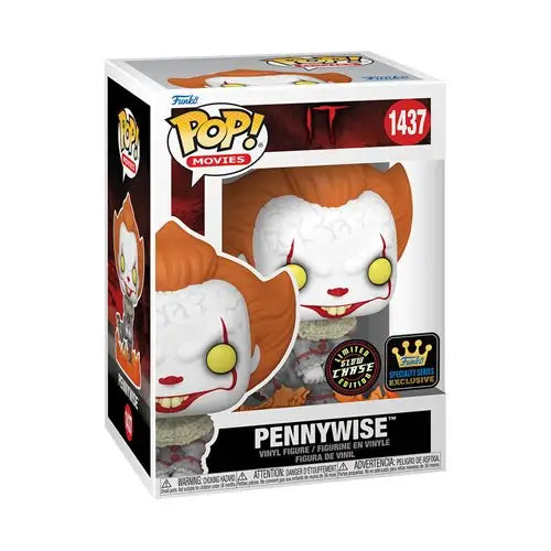 Pennywise Dancing Pop Vinyl Figure - Horror Movie Collectible with crown