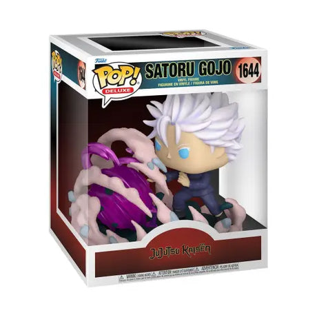 Satoru Gojo Funko Pop featuring Hollow Technique from Jujutsu Kaisen in action pose