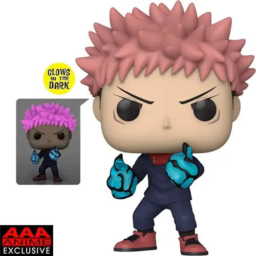 Yuji Itadori with pink hair Funko Pop vinyl figure from Jujutsu Kaisen #1376