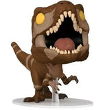 Jurassic World pop vinyl figure of a toy dinosaur with big mouth