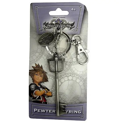 Kingdom Hearts Key Sword Pewter Keychain with key ring