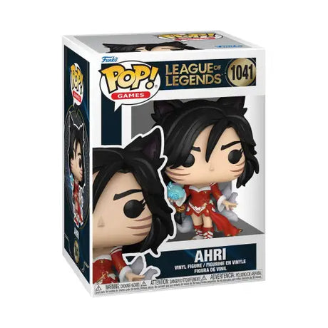 Funko Pop Ahri from League of Legends in collectible packaging, figure #1041