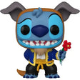 Stitch Costume Stitch Funko Pop figure as Beast with a red flower from Lilo & Stitch