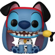 Stitch Costume Stitch Funko Pop figure wearing pirate bandana and holding telescope