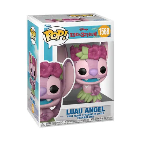 Stitch Luau Angel Funko Pop vinyl figure in box from Lilo & Stitch Luau Angel series