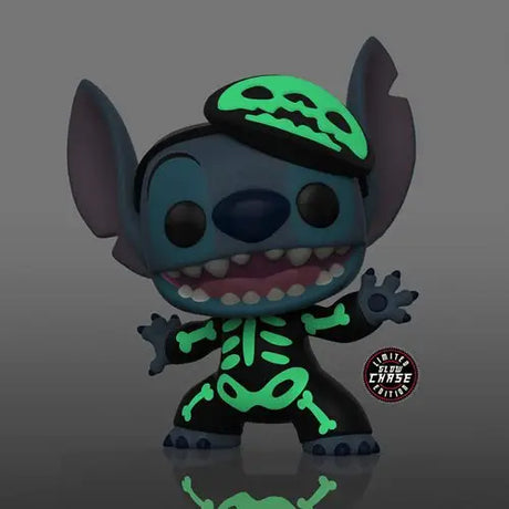 Exclusive Lilo & Stitch Skeleton Stitch Vinyl Figure - Littlestufn character in new Disney movie