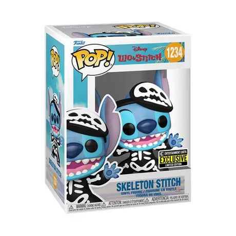 Exclusive Lilo & Stitch Skeleton Stitch Vinyl Figure Funko Pop Vinyl Figure Skito