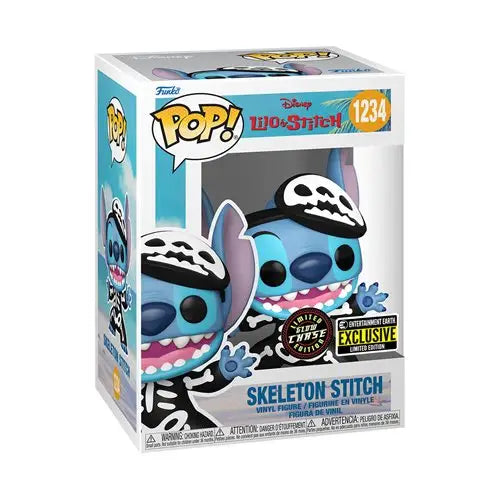 Exclusive Lilo & Stitch Skeleton Stitch Pop Vinyl Figure