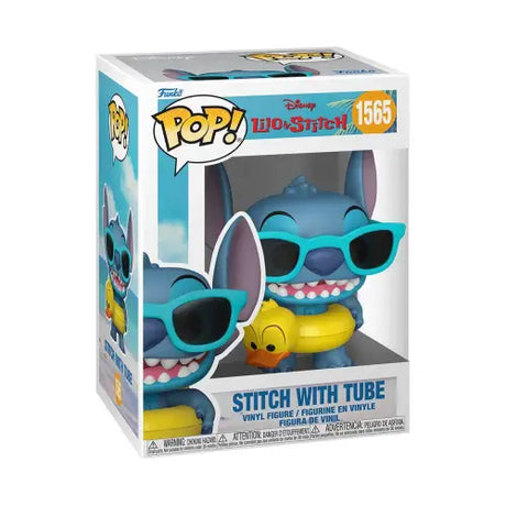 Funko Pop Stitch with Tube collectible from Lilo and Stitch featuring tube funko pop design