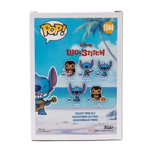 Disney Lilo and Stitchie diamond glitter vinyl figure on beach